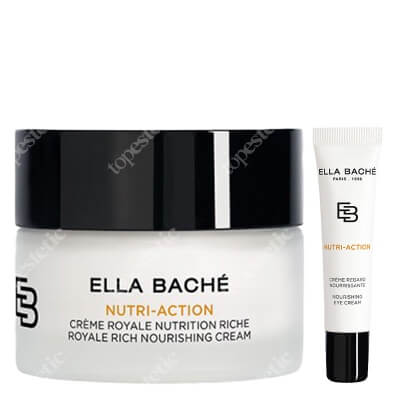 Ella Bache Nutri Action ZESTAW Bogaty odżywczy krem 50 ml + Odżywczy krem pod oczy 15 ml