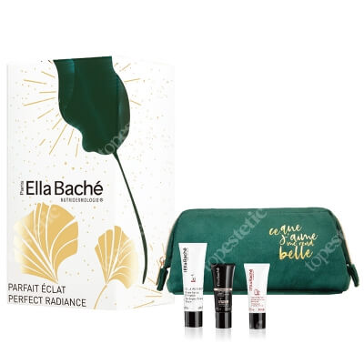 Ella Bache Perfect Radiance Gift Set 2020 ZESTAW Krem pomidorowy 50 ml + Multi-korygujące serum rozjaśniające 15 ml + Pianka myjąca 15 ml + Kosmetyczka 1 szt