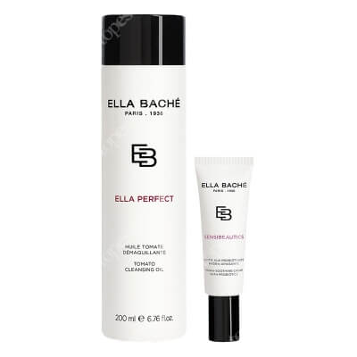 Ella Bache Perfect Skin ZESTAW Oliwka do demakijażu 200 ml + Łagodząco-nawilżający krem z probiotykami 50 ml