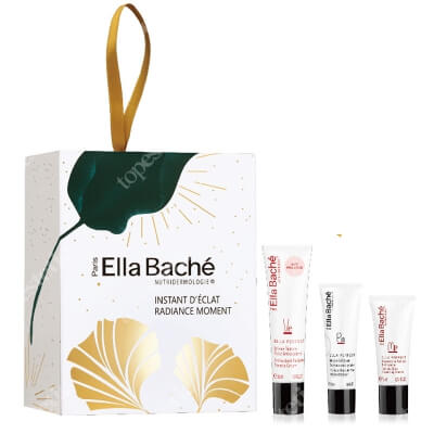 Ella Bache Radiance Moment Gift Set ZESTAW Antyoksydacyjny krem pomidorowy 30 ML + Pomidorowy peeling enzymatyczny 50 ml + Pianka myjąca 15 ml