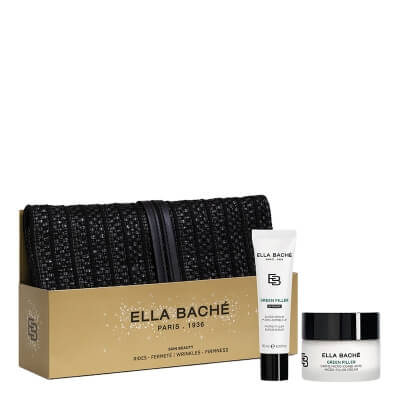 Ella Bache Skin Beauty Wrinkles - Firmness ZESTAW Serum 30 ml + Krem z efektem wypełnienia 50 ml + Kosmetyczka 1 szt
