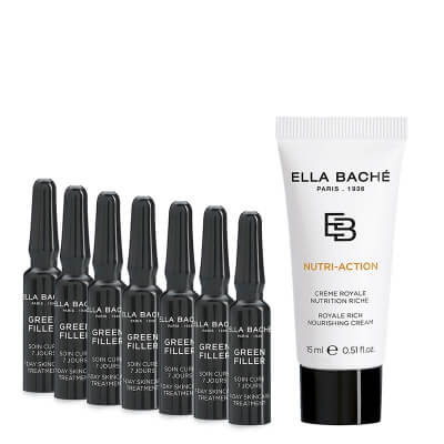 Ella Bache Skincare Treatment ZESTAW 7-dniowa kuracja wypełniająco-ujędrniająca 7 x 1,2 ml + Bogaty odżywczy krem 15 ml