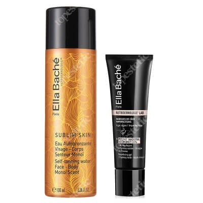 Ella Bache Suny Skin ZESTAW Peeling z kwasami 50 ml + Woda samoopalająca do twarzy i ciała 100 ml