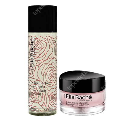 Ella Bache The Original Tomato Cream + Satin Skin Dry Oil ZESTAW Krem pomidorowy 50 ml + Suchy olejek o zapachu kwitnącej róży 100 ml