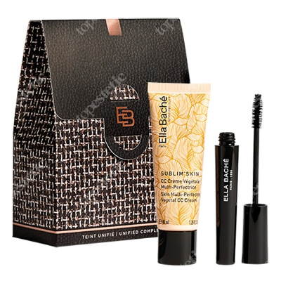 Ella Bache Unified Complexion ZESTAW Multi korygujący krem CC z kwasem hialuronowym 40 ml + Tusz do rzęs 10 ml