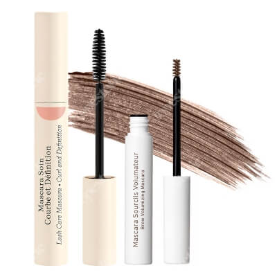 Embryolisse Beauty Lash and Brown ZESTAW Pielęgnujący tusz do rzęs 8 ml + Pogrubiająca mascara i pogrubiające serum do brwi 2 w 1 (kolor - jasny brąz) 5 ml