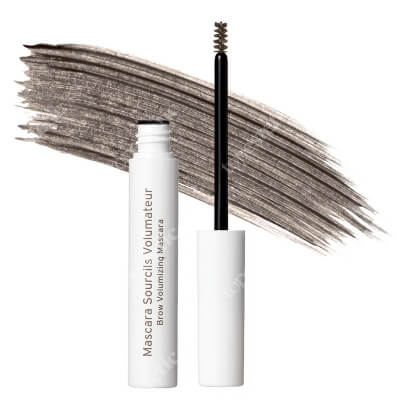 Embryolisse Brow Volumizing Mascara Deep Brown Pogrubiająca mascara i pogrubiające serum do brwi 2 w 1 (kolor - głęboki brąz) 5 ml