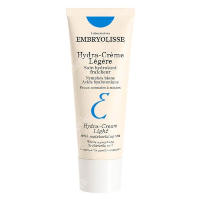 Embryolisse Hydra Cream Light Lekki, nawilżający krem wzbogacony w aktywny kompleks białej lilii wodnej i kwas hialuronowy 40 ml