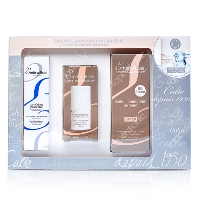 Embryolisse Parisian Pharmacy Set - Limited Edition ZESTAW Krem odżywczo-nawilżający 30 ml + Świetliste oczy 4,5 g + BB krem SPF 20 30 ml