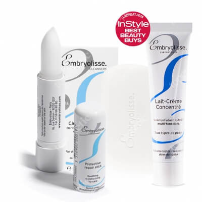 Embryolisse Regeneration and Hydration Set ZESTAW Krem odżywczo-nawilżający 30 ml + Dermatologiczna kostka myjąca 100 g + Regenerujący balsam do ust 4 g