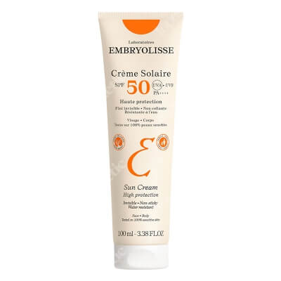 Embryolisse Sun Cream SPF 50+ UVA UVB PA ++++ Krem Przeciwsłoneczny SPF 50+ 100 ml