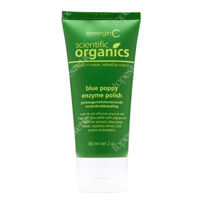 EmerginC Blue Poppy Enzyme Brightening Polish Rozjaśniający peeling mechaniczny i enzymatyczny 60 ml