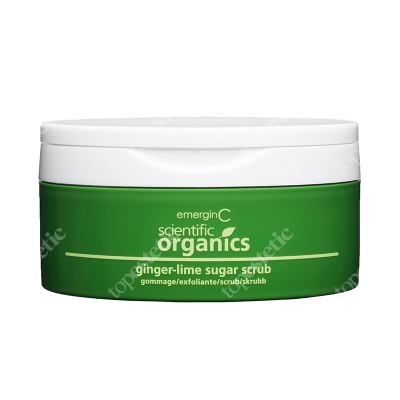 EmerginC Ginger-Lime Sugar Scrub Cukrowy scrub do ciała z imbirem i olejami roślinnymi 230 g