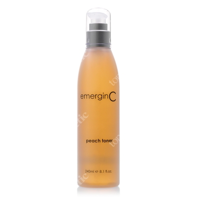 EmerginC Peach toner Odświeżający tonik z witaminą C 240 ml