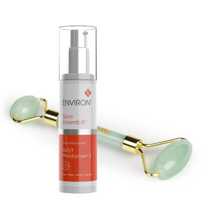 Environ AVST 3 Skin EssentiA Cream + Roller Topestetic ZESTAW Krem 50 ml + Roller do masażu twarzy z jadeitu 1 szt