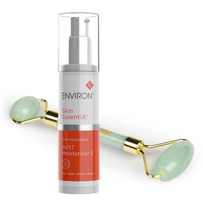 Environ AVST 5 Skin EssentiA Cream + Roller Topestetic ZESTAW Krem 50 ml + Roller do masażu twarzy z jadeitu 1 szt