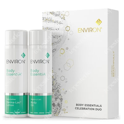 Environ Body Essentials Celebration Duo ZESTAW Nawilżacz do ciała 200 ml + Olejek odżywczy o silnym działaniu 200 ml