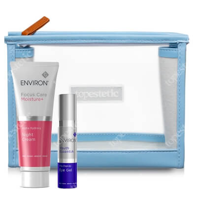 Environ Eye Gel + Night Cream + Kosmetyczka Topestetic Gratis ZESTAW Żel wokół oczu 10 ml + Krem na noc 50 ml + Kosmetyczka 1 szt