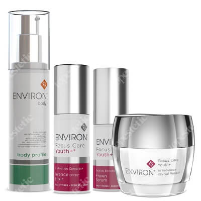 Environ Lifting Bez Skalpela ZESTAW Maska rewitalizująca 50 ml + Serum 20 ml + Krem peptydowy 30 ml + Żel do ciała 100 ml