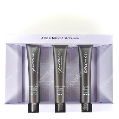 Epionce A Trio Of Barrier First Cleansers ZESTAW Mleczko oczyszczające 12 ml + Pianka oczyszczająca 12 ml + Lityczny żel oczyszczający 12 ml