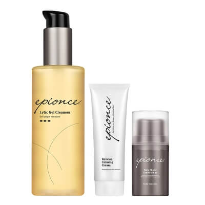 Epionce Daily Soft Skin ZESTAW Żel oczyszczający 170 ml + Emulsja ochronna SPF 50 50 ml + Rewitalizujący krem kojący 75 g