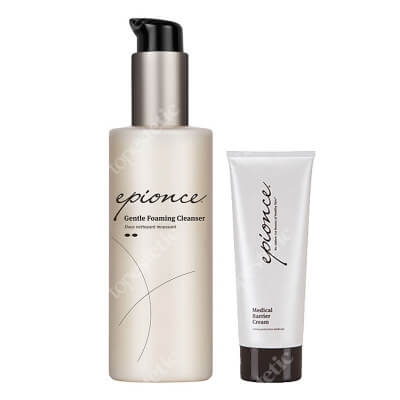 Epionce Gentle Foaming Cleanser + Medical Barrier Cream ZESTAW Pianka oczyszczająca 170 ml + Krem barierowy 75 g