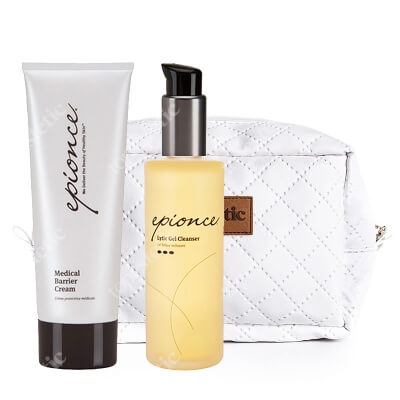 Epionce Medical Barrier + Cream Lytic Gel Cleanser ZESTAW Medyczny krem barierowy 230g + Lityczny żel oczyszczający 170 ml + Kosmetyczka