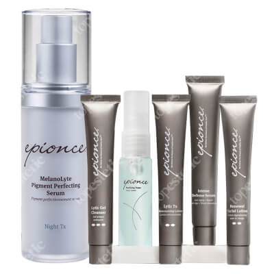 Epionce Zestaw Do Cery Normalnej ZESTAW Serum Rozjasniajace 30 ml + Lityczny żel 12 ml + Tonik 12 ml + Krem lityczny 12 ml + Serum 12 ml + Emulsja 12 ml