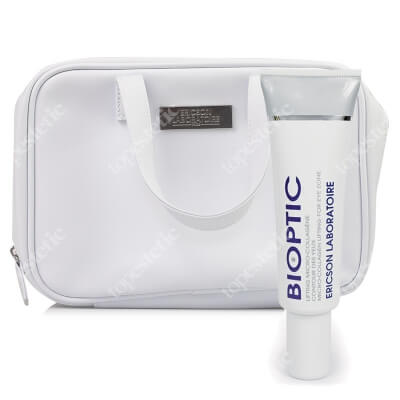 Ericson Laboratoire Collagen Lifting For Eye Zone + Kosmetyczka ZESTAW Żel liftingujący z mikrokolagenem 20 ml + Biała kosmetyczka 1 szt