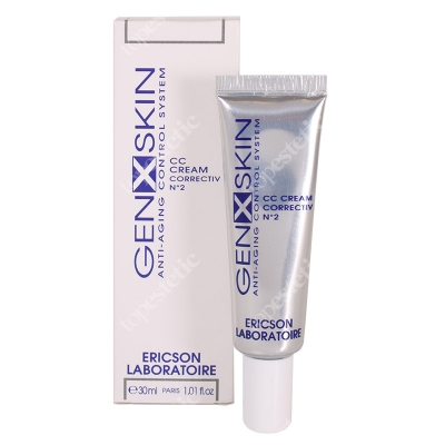 Ericson Laboratoire Genxskin CC Cream Correctiv no2 Krem korygujący (kolor naturalny beż) 30 ml