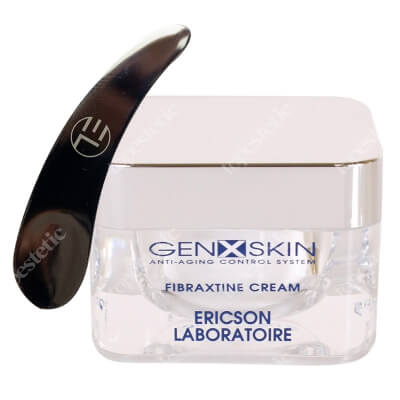 Ericson Laboratoire Genxskin Fibraxtine Cream + Szpatułka ZESTAW Krem nawilżająco-odbudowujący 50 ml + Do nakładania kremu 1 szt