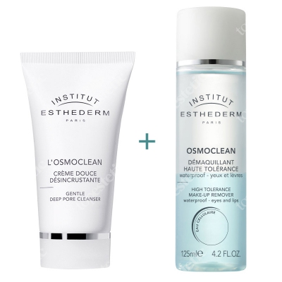 Esthederm Deep Pore Cleanser & Make-Up Remover ZESTAW Oczyszczający krem 75 ml + Płyn do demakijażu 125 ml