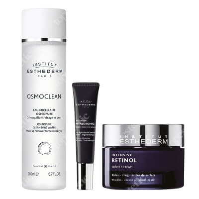 Esthederm Eye Serum + Retinol Cream + Płyn micelarny GRATIS ZESTAW Płyn micelarny 200 ml + Żel pod oczy 15 ml + Krem z retinolem 50 ml