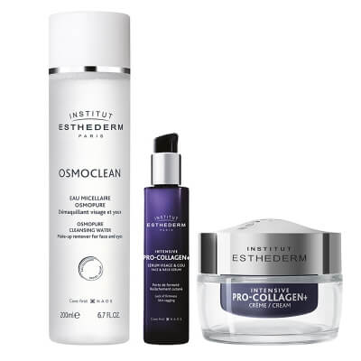 Esthederm PRO COLLAGEN+ Set + Płyn micelarny GRATIS ZESTAW Płyn micelarny 200 ml + Serum liftingujące z kolagenem 30 ml + Krem liftingujący 50 ml