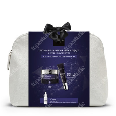 Esthederm Zestaw Intensywnie Nawilżający ZESTAW Krem nawilżający ze skoncentrowanym kwasem hialuronowym 50 ml + Zaawansowany żel pod oczy z kwasem hialuronowym 15 ml