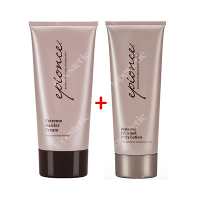 Epionce Extreme Barrier Cream + Renewal Enriched Body Lotion ZESTAW Silny krem barierowy + Balsam do ciała PROMOCJA! 180 g, 230 ml