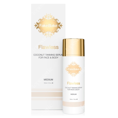 Fake Bake Flawless Coconut Tanning Serum - Medium Kokosowe serum opalające do twarzy i ciała 148 ml