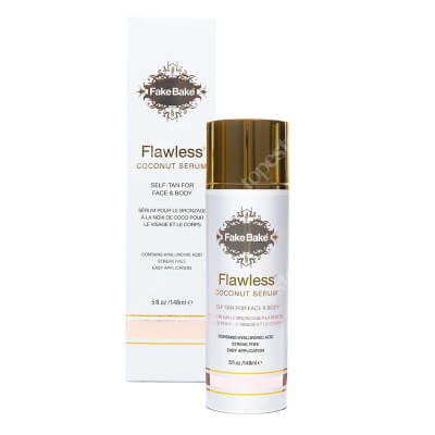 Fake Bake Flawless Coconut Tanning Serum - Medium Kokosowe serum opalające do twarzy i ciała 148 ml