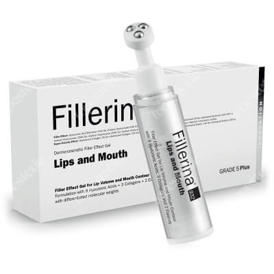 Fillerina Mouth and Lips Grade 5+ Wypełniacz dermokosmetyczny zwiekszający objętość i poprawiający kontur ust (stopień 5+) 7 ml