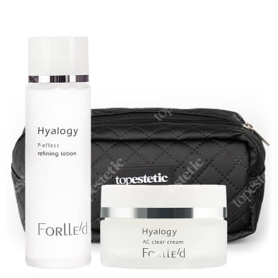 Forlled Beauty Face ZESTAW Woda do twarzy 150 ml + Krem do skóry tłustej i mieszanej ze skłonnością do wyprysków 50 g + Kosmetyczka 1 szt