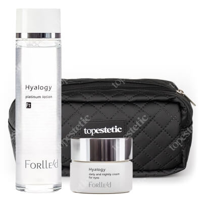 Forlled Bestseller Set ZESTAW Serum bazowe do twarzy 120 ml + Odmładzający krem na okolice oczu 20 g + Kosmetyczka 1 szt