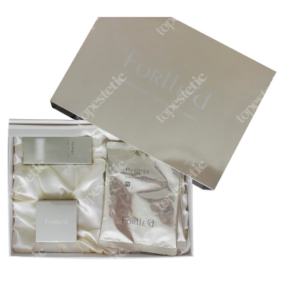 Forlled Platinium Skin Care Set ZESTAW Platynowy krem do twarzy 50 g + Platynowy krem na okolice oczu 9 g + Maska antyoksydacyjna 2 szt