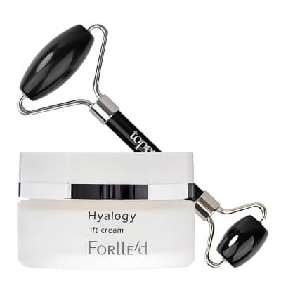 Forlled Smoothing Duo ZESTAW Liftingujący krem do twarzy 50 g + Roller z obsydianu 1 szt