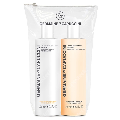 Germaine de Capuccini Comfort Skin Duo ZESTAW Delikatny tonik do twarzy 300 ml + Delikatne mleczko do demakijażu 300 ml