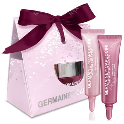 Germaine de Capuccini Eye Contour Global Treatment + Global Cream Wrinkles Rich ZESTAW Pielęgnacja przeciwzmarszczkowa oczu 2 x 10 ml + Krem przeciwzmarszczkowy 15 ml