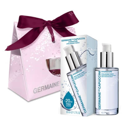 Germaine de Capuccini HydraCure Hyaluronic Force New + Global Cream Wrinkles Rich ZESTAW Serum z kwasem hialuronowym 50 ml + Krem przeciwzmarszczkowy dla skóry suchej 15 ml