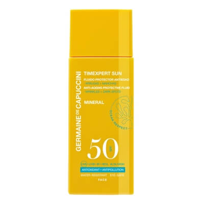 Germaine de Capuccini Mineral Anti Aging Protective Fluid SPF 50 Mineralna emulsja przeciwstarzeniowa SPF 50 50 ml