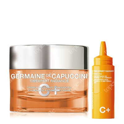 Germaine de Capuccini Radiance C+ Care ZESTAW Serum 15 ml + Rewitalizujący krem do twarzy 50 ml