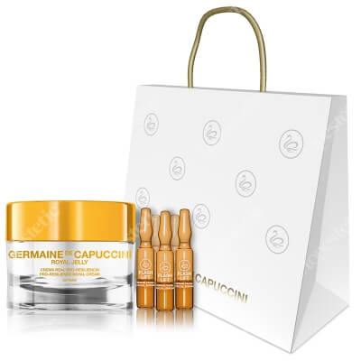 Germaine de Capuccini Royal Jelly Extreme Cream ZESTAW Krem do twarzy dla skóry bardzo suchej, pozbawionej komfortu 50 ml + Natychmiastowy efekt liftingu 5x1 ml