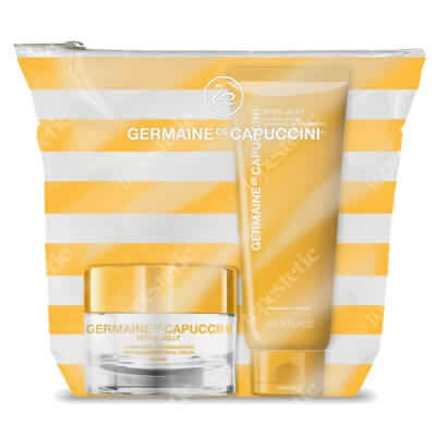 Germaine de Capuccini Royal Jelly II ZESTAW Krem do twarzy dla skóry bardzo suchej, pozbawionej komfortu 50 ml + Delikatne mleczko do demakijażu 125 ml